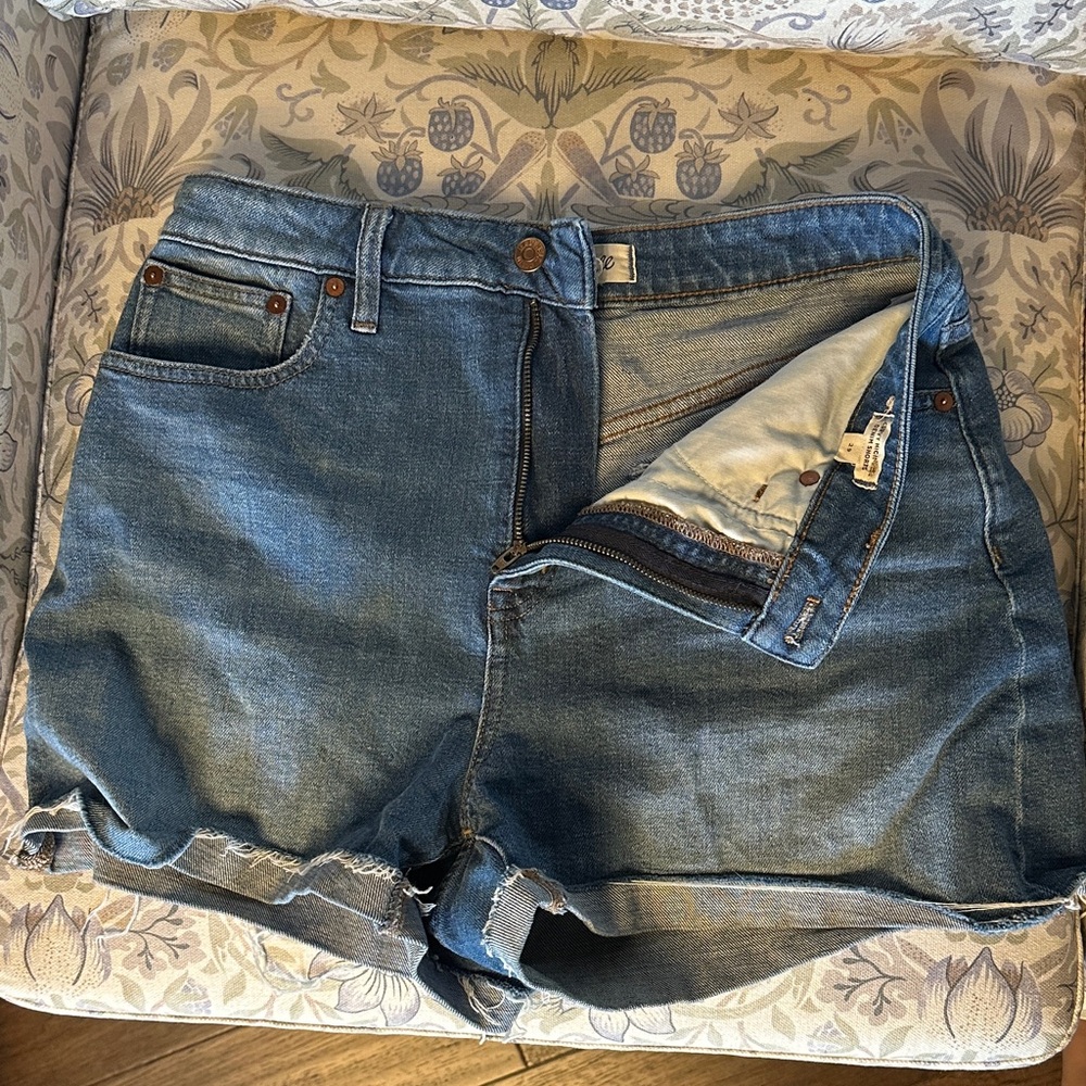 Madewell Curvy High Rise Jean Shorts